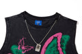 Butterfly Ripped Sleeveless T-shirt For Men Dulcet