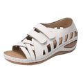 Fashion Velcro Hollow Fish Mouth Sandals Dropshipman
