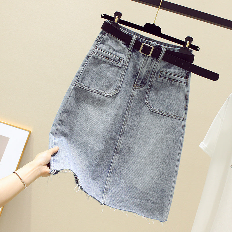 New High-Waisted Thin a-line Skirt Dropshipman
