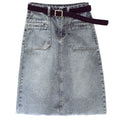 New High-Waisted Thin a-line Skirt Dropshipman