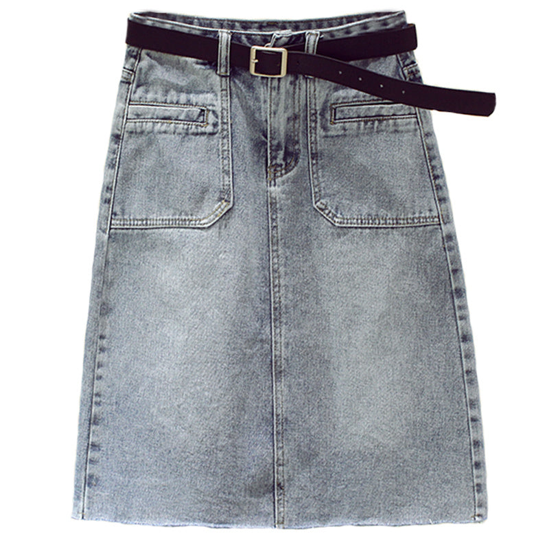 New High-Waisted Thin a-line Skirt Dropshipman