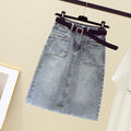 New High-Waisted Thin a-line Skirt Dropshipman