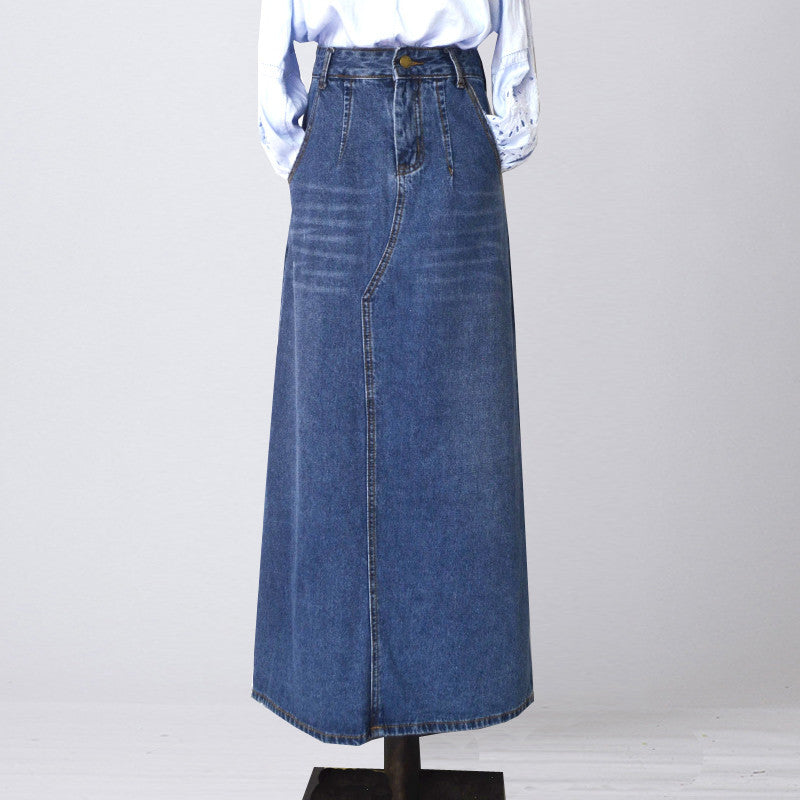 Long Denim Skirts Dropshipman