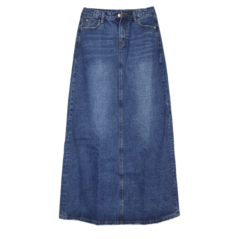 Long Denim Skirts Dropshipman