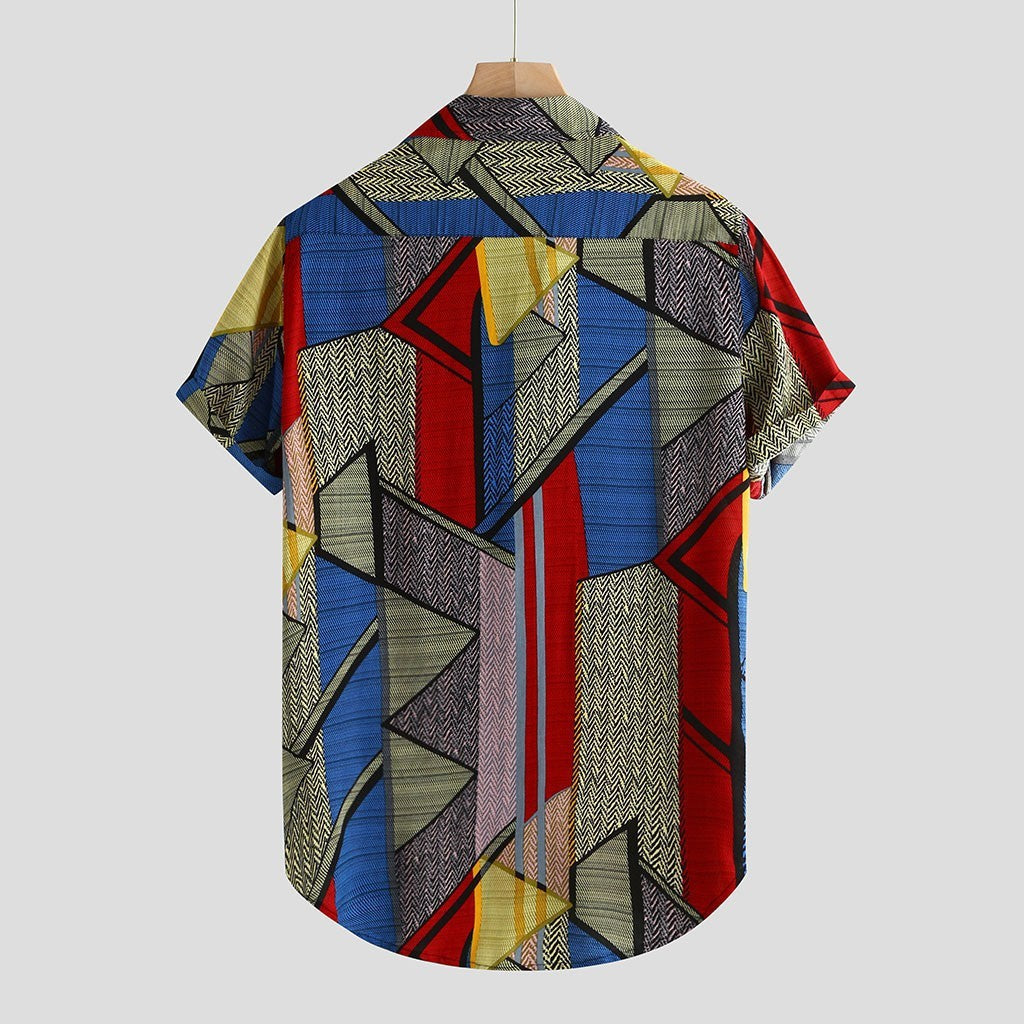 Hawaii Shirts Men Hip Hop Printing Shirts Dulcet