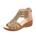 Women Cyrstal Comfortable Pumps Sandals Dropshipman