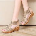 Women Cyrstal Comfortable Pumps Sandals Dropshipman