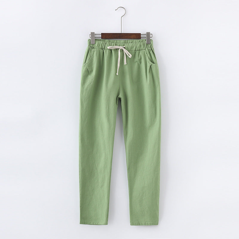 Women's cropped pants women harem pants Dropshipman
