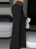 Women's Elegant Wide-Leg Flare Jeans Dropshipman