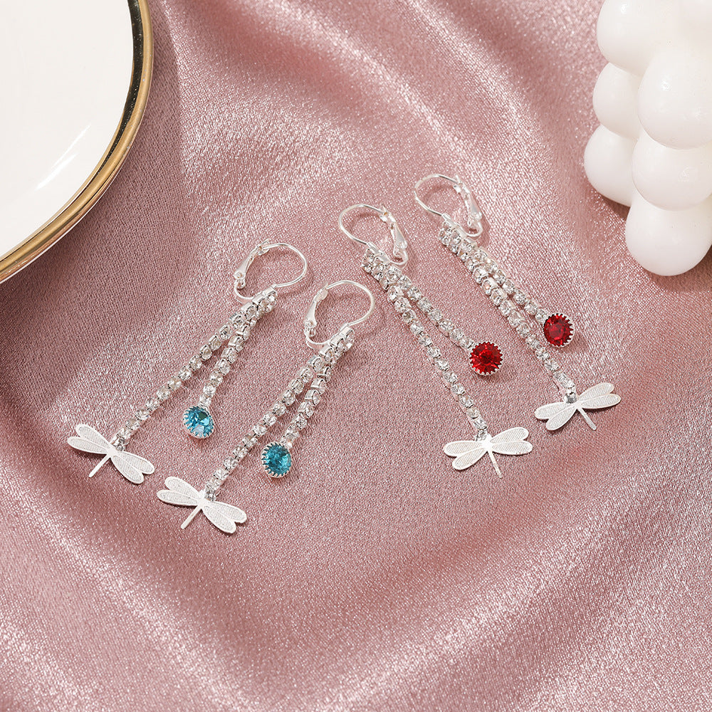 Earrings Women Exquisite Tassel Insect Earrings Dropshipman