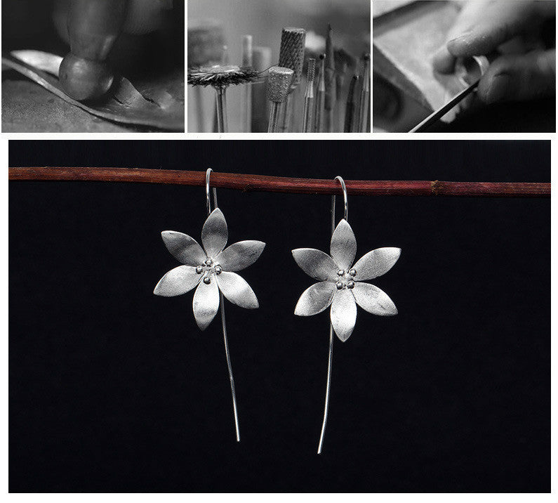 Lotus earrings earrings women Dropshipman