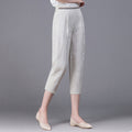 Linen Pants Summer New Loose Harem Pants Women Dropshipman