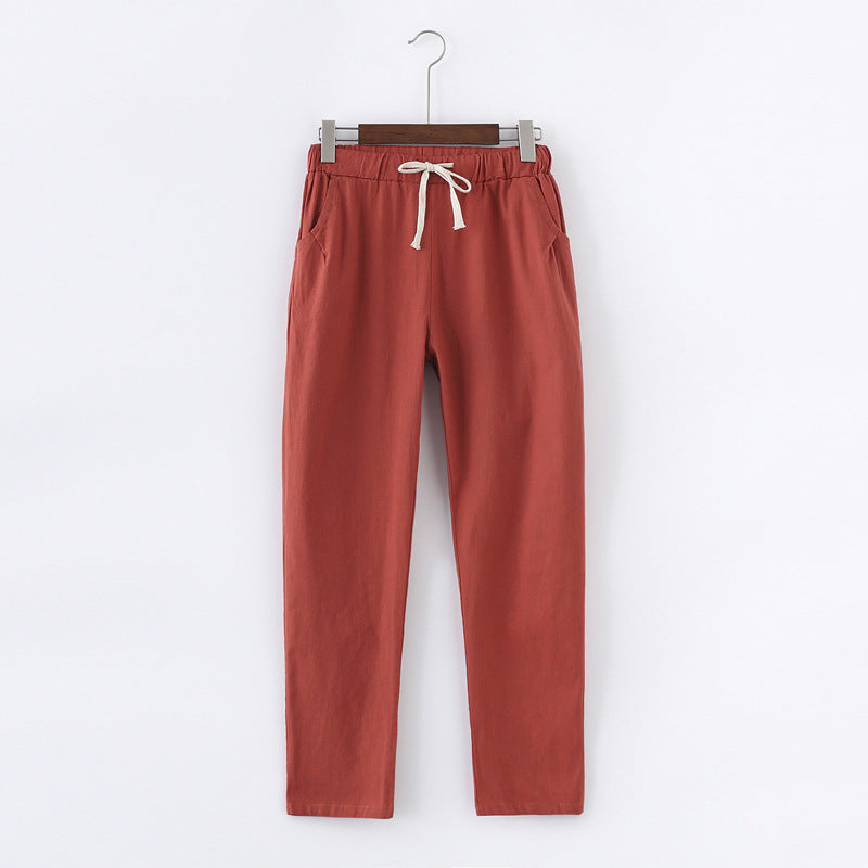 Women's cropped pants women harem pants Dropshipman