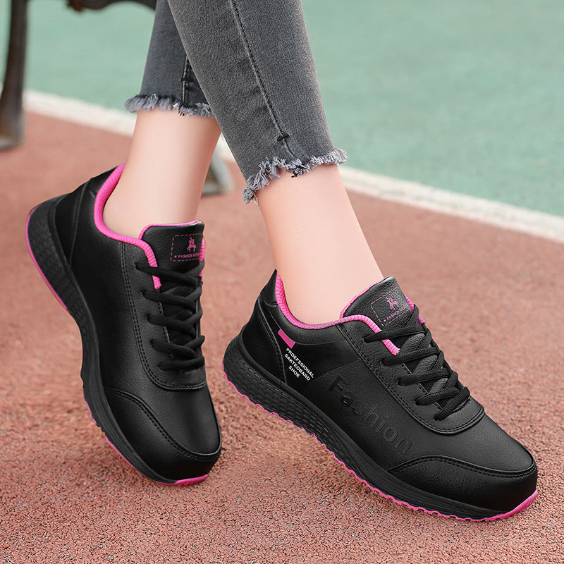 Anti-slip Soft Sole Sneakers With Suede Dropshipman
