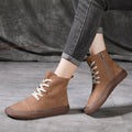 New First Layer Cowhide Casual Women's Shoes With Square Toe Dropshipman
