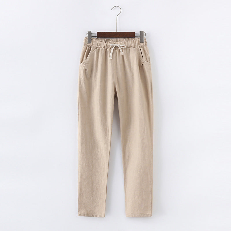 Women's cropped pants women harem pants Dropshipman
