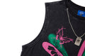 Butterfly Ripped Sleeveless T-shirt For Men Dulcet