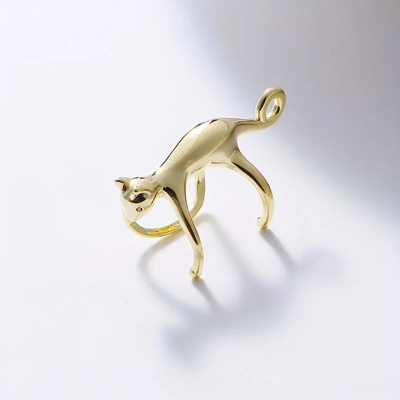 Leopard Shape Non-Piercing Small Ear Cuffs Dropshipman