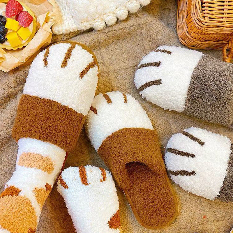 Paw Furry Slippers Dropshipman
