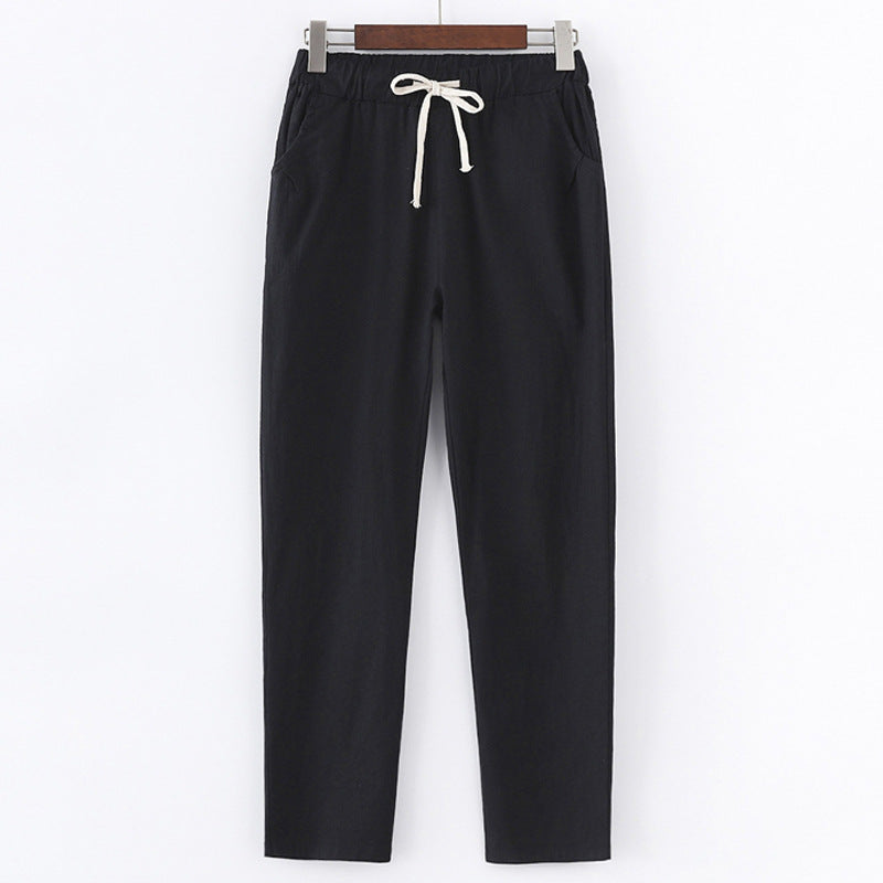 Women's cropped pants women harem pants Dropshipman