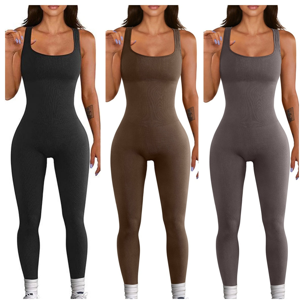 Women's Suspender Tank Top Tights Dropshipman