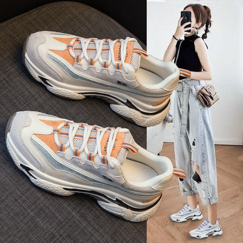Autuspin Retro Flat Platform Sneakers Dropshipman