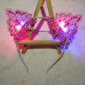 Flashing Lights Cat Ears Headband Dropshipman