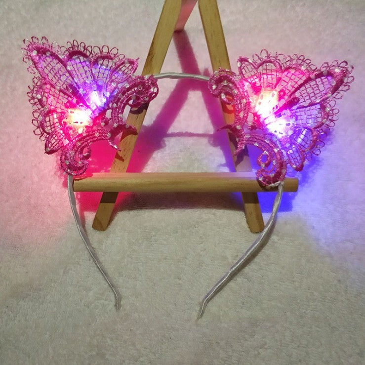 Flashing Lights Cat Ears Headband Dropshipman