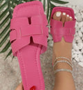 Square Toe Flat Sandals Dropshipman
