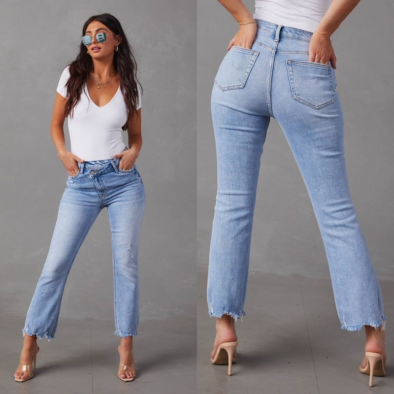 Fashion Wash Jeans For Women Dropshipman
