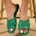 Square Toe Flat Sandals Dropshipman