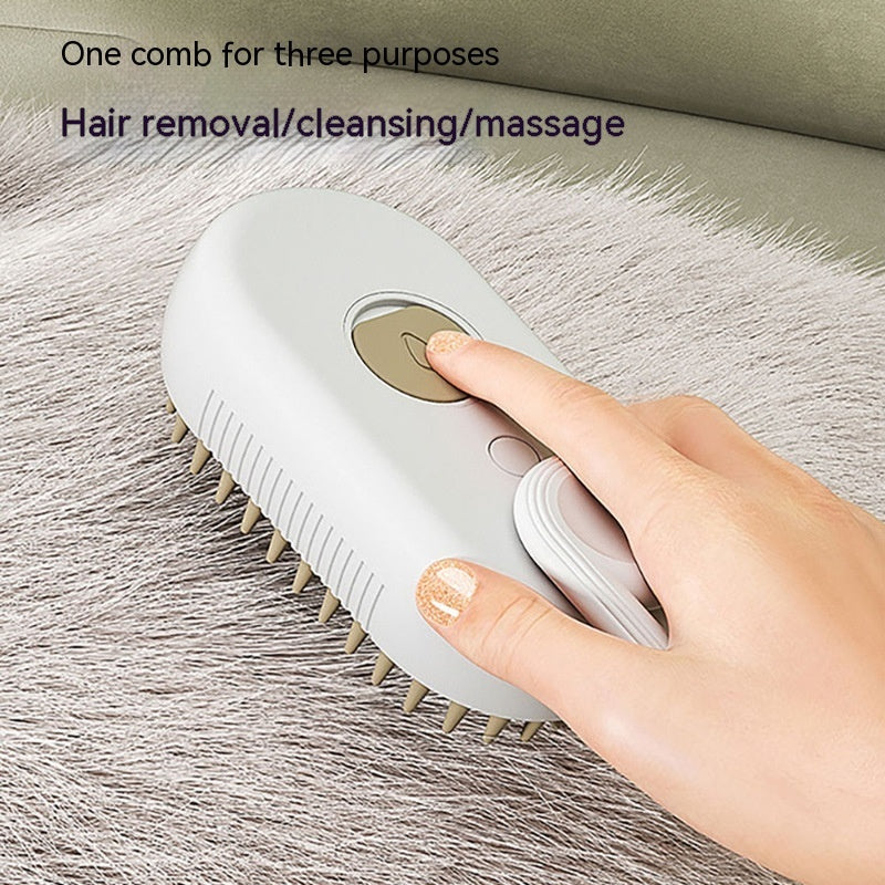 3 In 1 Electric Spray Cat and Dog Hair Brushes For Massage Pet Grooming Comb Hair Removal Combs Pet Products Dropshipman