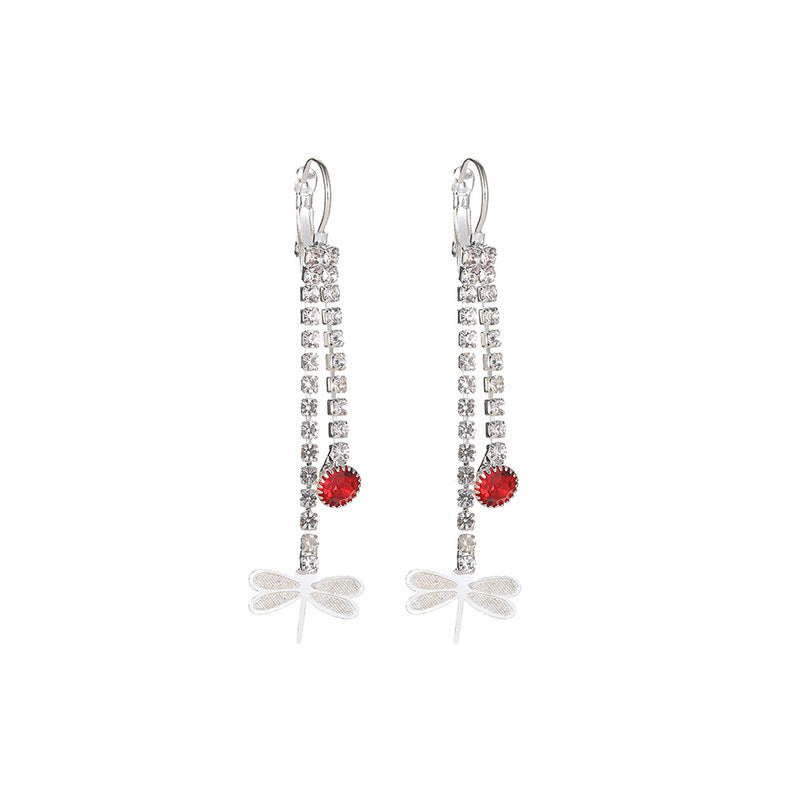 Earrings Women Exquisite Tassel Insect Earrings Dropshipman