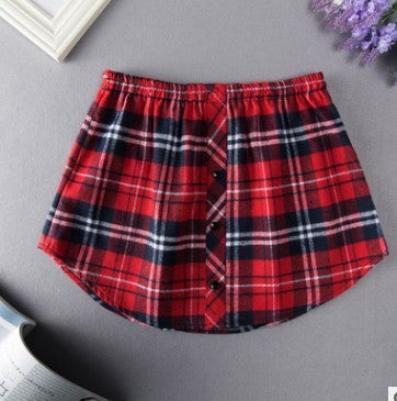 Women All-match Shirts Sweaters And Fake Skirts Dropshipman