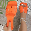 Square Toe Flat Sandals Dropshipman